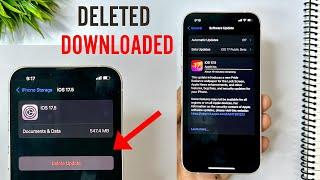 How To Delete Downloaded iOS Update From iPhone  Delete Downloaded Software Update From iPhone 