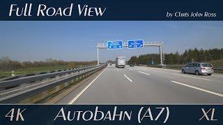 Autobahn A7 Germany Neumünster - FlensburgHarrislee - 4K UHD2160p60p XL Video