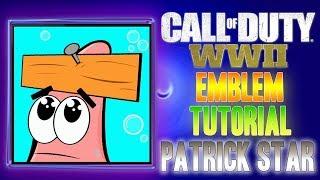 Patrick Star  Nailed  - Call of Duty COD WW2 WWII  EASY  Emblem Tutorial