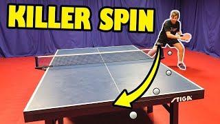 5 Tips To Produce KILLER Spin  Table Tennis