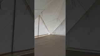 2023 new 4m luxury bell tent for camping glamping