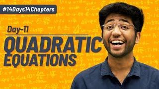 Day 11- Quadratic Equations  Revision & Most Expected Questions  Shobhit Nirwan