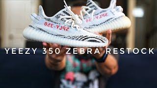 YEEZY 350 V2 ZEBRA RESTOCK?  ARE YOU GOING FOR THESE?