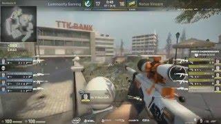 CSGO Overpass 3 Man Boost Spot  Navi 3 Man Boosts vs Luminosity 