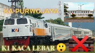 Sekian Lama Akhirnya Jalan Juga.  KA Purwojaya Berangkat Stasiun Cilacap