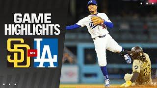 Padres vs. Dodgers Game Highlights 41224  MLB Highlights