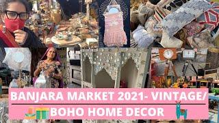 Banjara market gurgaon 2021- BOHO home decor items at cheap rate Bought a huge vintage almirah 