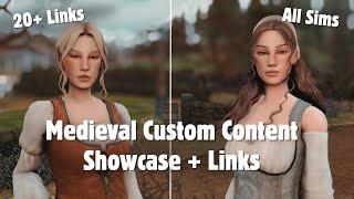 Sims 4  Medieval Custom Content Showcase with Links  2024