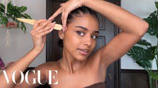 Tyla’s All-in-One Wellness Skincare and Makeup Routine  Beauty Secrets  Vogue