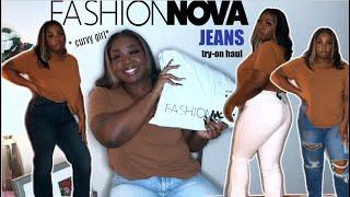 FASHION NOVA CURVE JEAN TRY-ON  HAUL 2020 **THICK GIRL APPROVED**  SIZE 14 15 1X and 2X