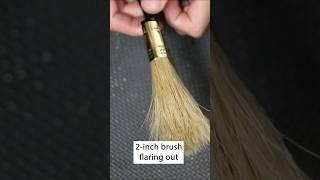 My 2 brush flared out Can I fix it?