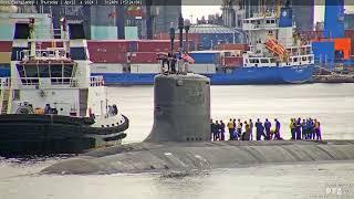 SUBMARINE Departs Port Everglades on April 4th 2024