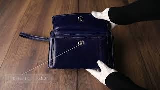 Blue Leather Clutch Purse - Decameron   Time Resistance Official Video