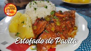 El mejor ESTOFADO DE PAVITA que probarás en tu vida - Receta paso a paso