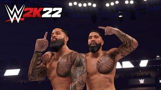 WWE 2K22 - The Usos Entrance Double-Team-Moves Finisher