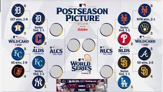 MLB playoff schedule 2024 Full bracket dates times TV channels for every series  MLB Playoffs