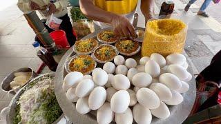 Kolkatas Famous Egg Ghugni at Railway Station  Indian Street Food