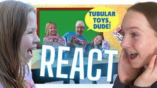Toy School REACT w Addy & Maya  Tic Tac Toy