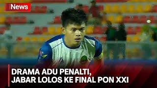 Jabar Berhasil Melaju ke Partai Final Sepak Bola PON Usai Kalahkan Kalsel