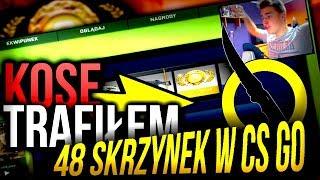 TRAFIŁEM KOSĘ  - 48 SKRZYNEK CSGO Miki