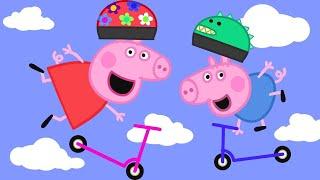 Peppa Pig Full Episodes  Scooters  Cartoons for Children