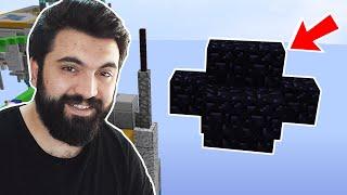 BASE DIŞINA YATAK KOYDUK Minecraft EKİPLİ ŞANS BLOKLU BED WARS