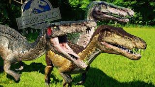 BARYONYX DE CAMPAMENTO CRETÁCICO SIN SPOILERS GRIM Y NUEVOS DINOSAURIOS Jurassic World Evolution