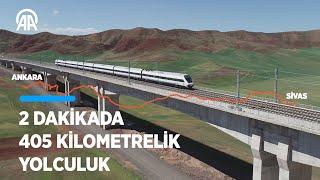 Yeni açılan Sivas Hızlı Tren Hattı 12 saat süren yolculuğu 2 saate indirdi