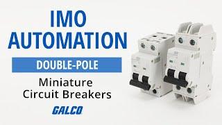 IMO Automation Double-Pole Miniature Circuit Breakers