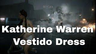 Resident Evil 2 Remake mod  Katherine Warren Vestido Dress outfit gameplay