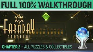 Faraday Protocol - Chapter 2 - Full 100% Platinum Walkthrough  All Puzzles & All Collectibles