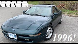 An overview and walk-around of a fully loaded 1996 Ford Probe GT