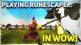 PLAYING RUNESCAPE...IN WORLD OF WARCRAFT?  World of Runescape ALPHA  First Look