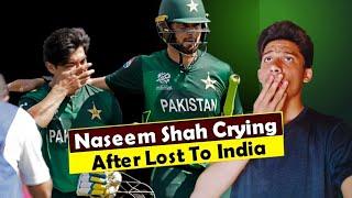 Naseem Shah Crying After Lost to India  - Pakistan vs India Match