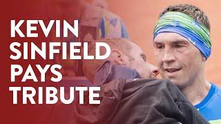 Kevin Sinfield pays emotional tribute to Rob Burrow after death