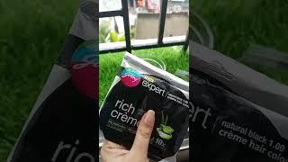 Godrej New expert rich creme hair colour with demo  Godrej hair colour #shorts