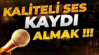 Kaliteli Ses Kaydı Almak Audacity Mikrofon Ayarları