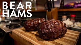 How to Make Bear Ham Wet Brine and Smoked on a Traeger