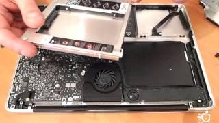 Инструкция по установке Optibay 95мм SATA в MacBook Pro 2010