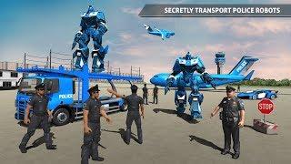 Police Robot Car Game – Police Plane Transport by Mizo Studio