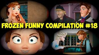 MMD Frozen 2 Funny Compilation #18 Elsa Anna Kristoff Olaf Hans animated collection II Disney