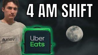 4 AM Uber EatsDoorDash Morning Shift - How Much Did I Make?