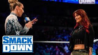 Lita returns to SmackDown to hit the Twist of Fate on Charlotte Flair SmackDown Jan. 14 2022