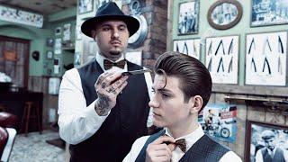  ASMR BARBER - Young ELVIS inspired 50s HAIRCUT 