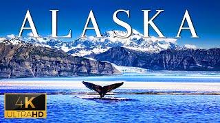 FLYING OVER ALASKA 4K UHD - Relaxing Music With Stunning Beautiful Nature 4K Video Ultra HD