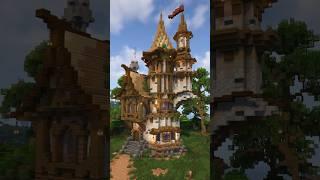 Minecraft Fantasy Wizard Tower Build