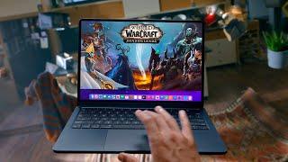 Можно ли играть в World of Warcraft на MacBook Air M1? сильно греется?