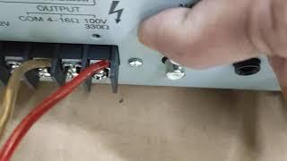 Cara pasang amplifier toa dengan spk toa