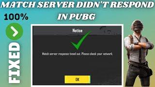 Match Server Didnt Respond Pubg Mobile Match Server Didnt Respond BGMI BGMI Match Enter Problem