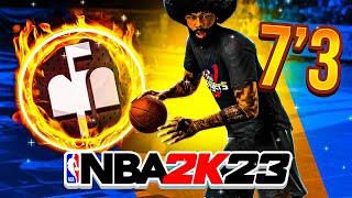 NEW BEST INSIDE CENTER BUILD IN NBA 2K23 73 BEST PARK BUILD